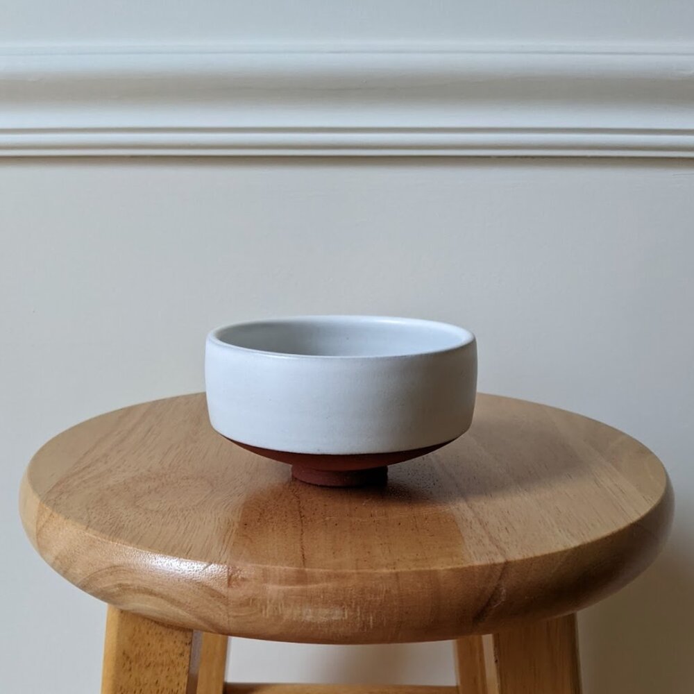 WOLF CERAMICS New Matcha Bowl - White